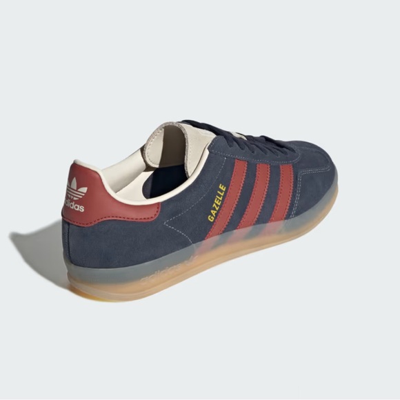 Adidas Gazelle Indoor (colors: Legend Ink / Preloved Ruby / Wonder White) - Picture 10 of 14